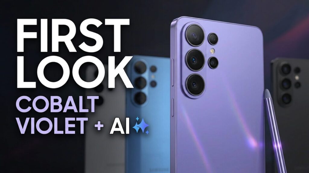 New Galaxy S26 Ultra AI